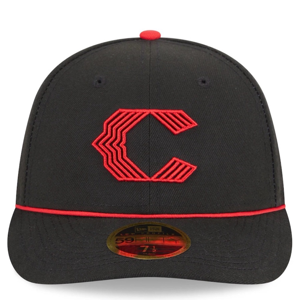 Cincinnati Reds Fitted Hat (7 1/4) - Picture 2 of 4